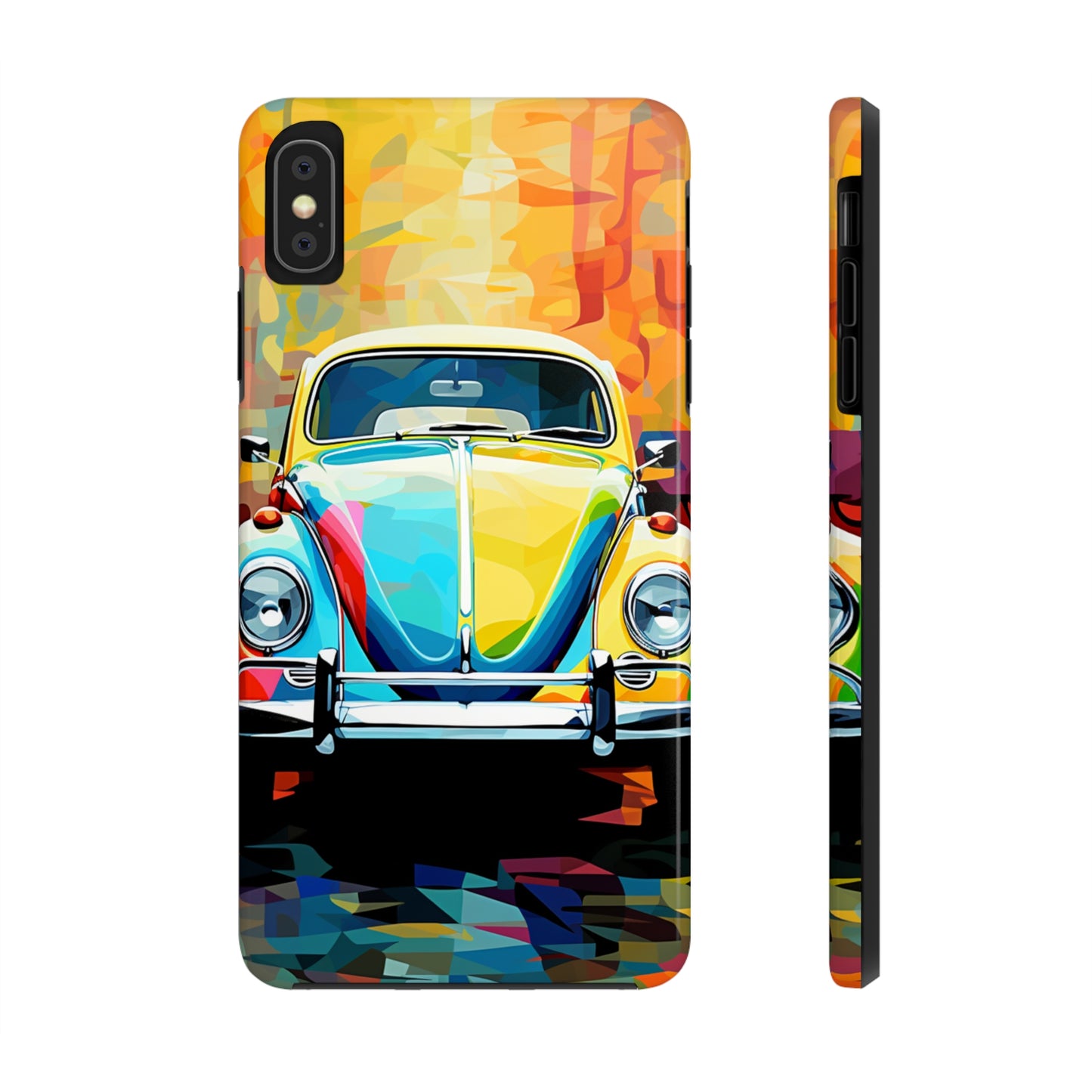 VW Bug Phone Case Retro iPhone Tough Case – Volkswagen beetle iPhone case