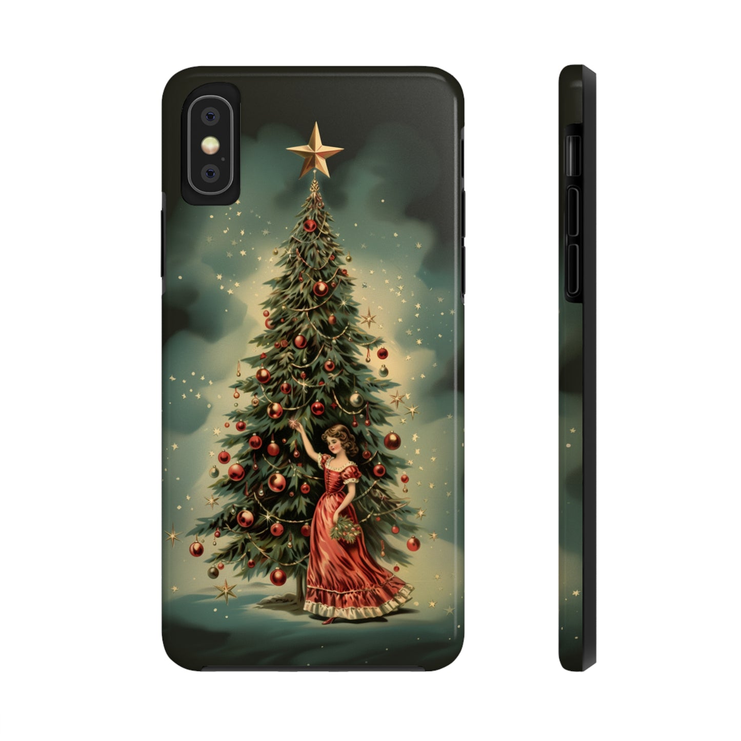 Vintage Christmas Charm Case for iPhone