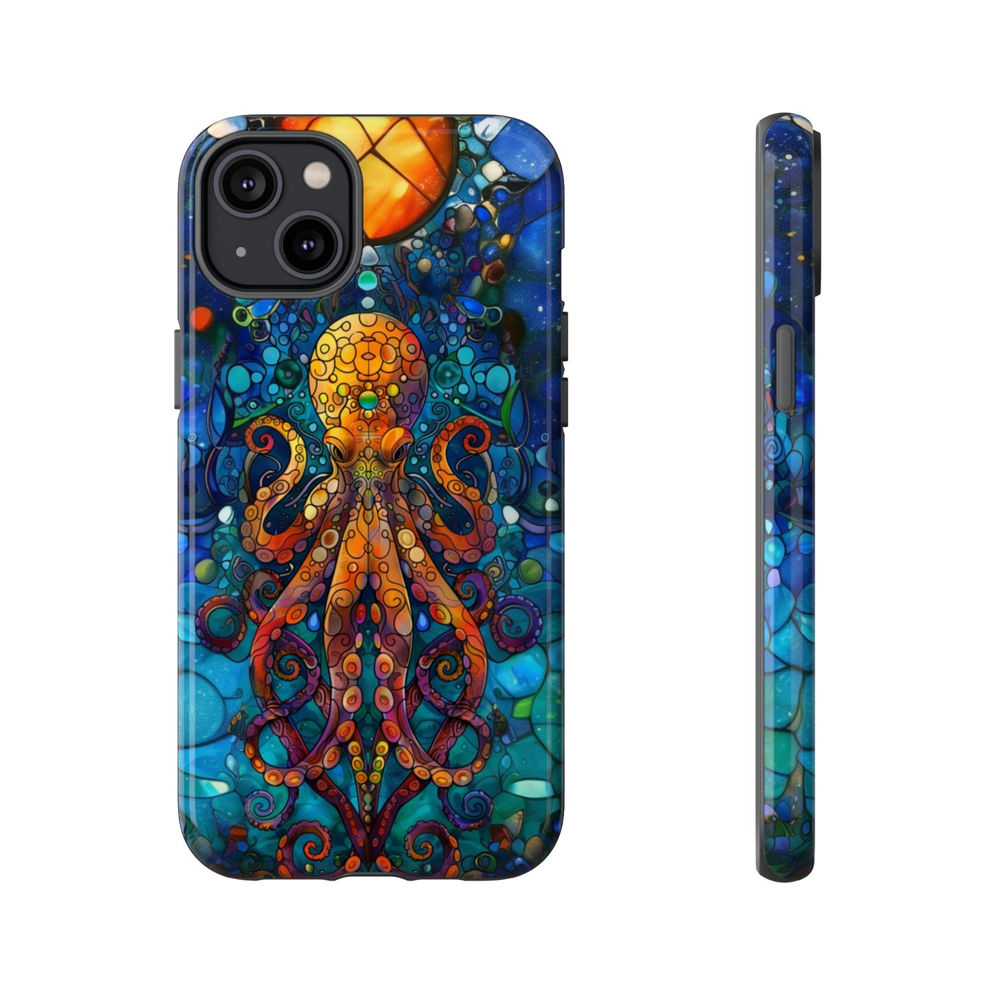 Octopus Stained Glass Undersea Magic Phone Case