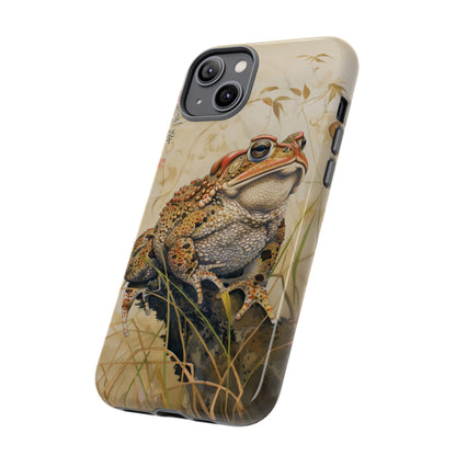 Toad on a Branch Japanese Style Art Painting Phone Case