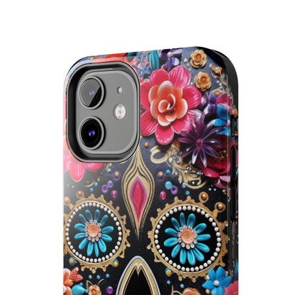 Sugar Skull iPhone Case | Celebrate Dia de los Muertos with Vibrant Elegance