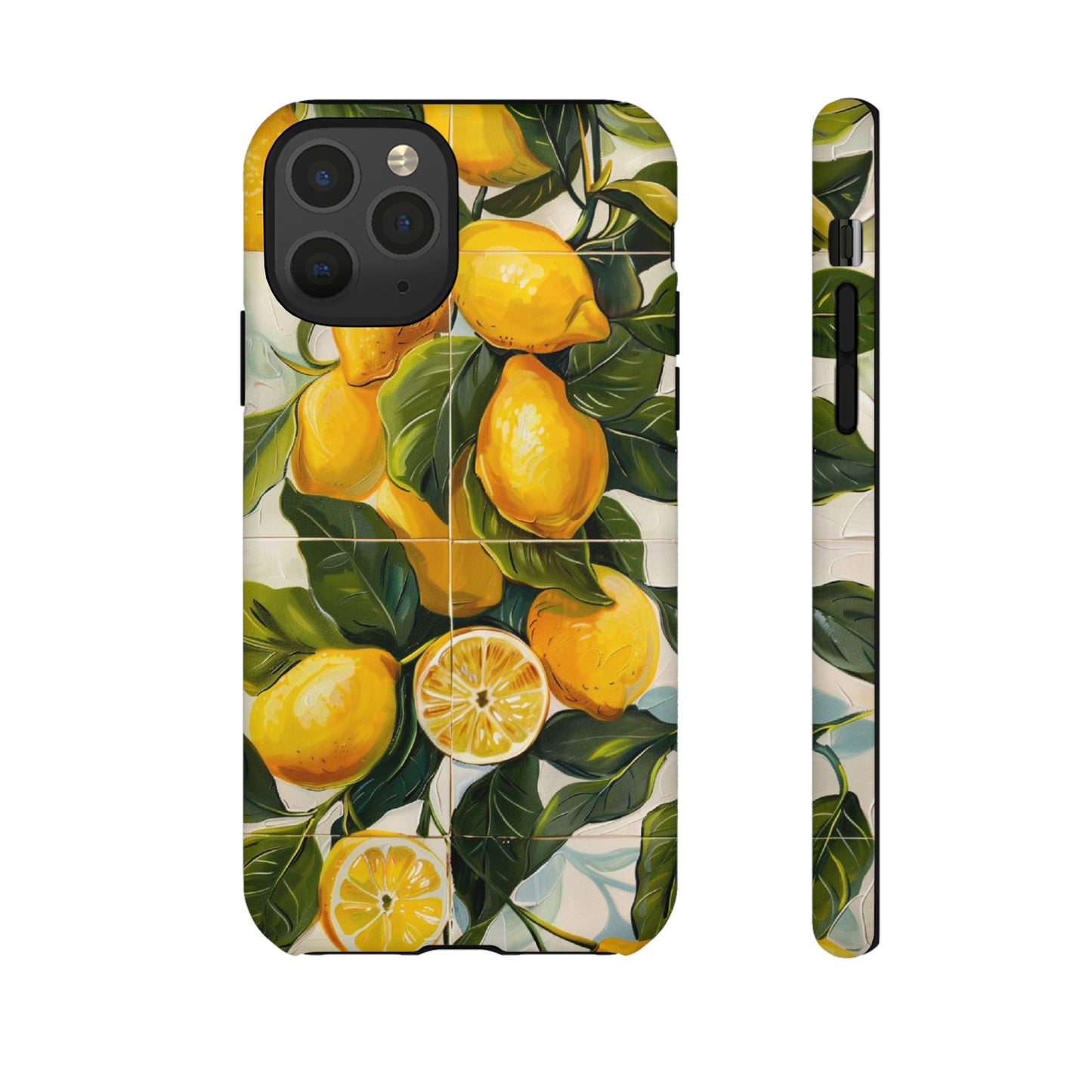 Mediterranean Lemon Italian Tile iPhone 14 Case