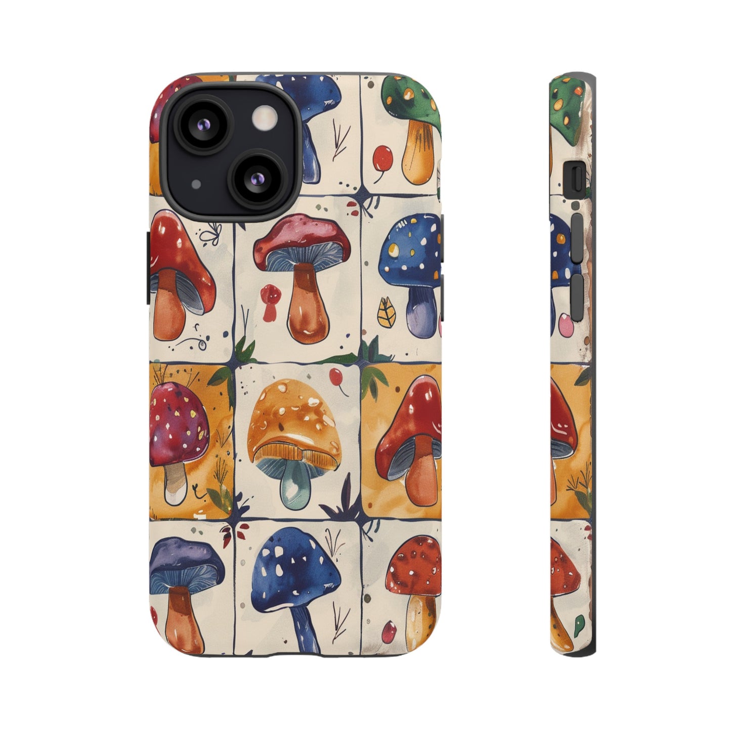 Trippy Magic Mushroom Toadstools Phone Case