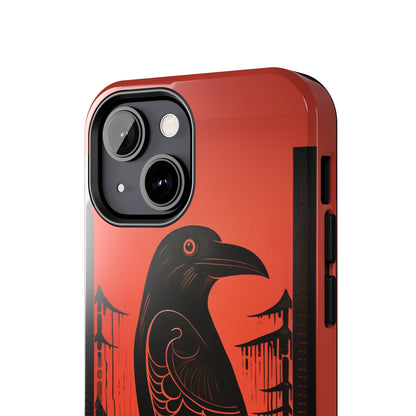 Mystic Totem: Northwest Native American Tribal Raven | Cultural Heritage iPhone Case