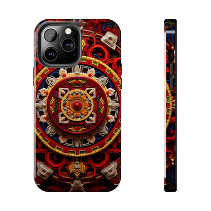 Mystical Visions: Psychedelic Tibet Mandala | Buddhist iPhone Case