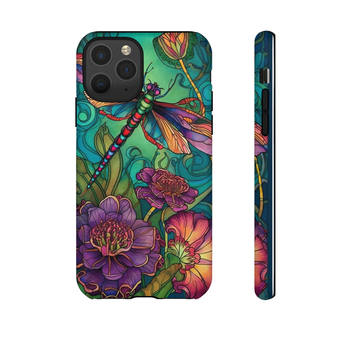 Art Nouveau Dragonfly - A Timeless Symbol of Elegance for Google Pixel, iPhone, and Samsung Cases