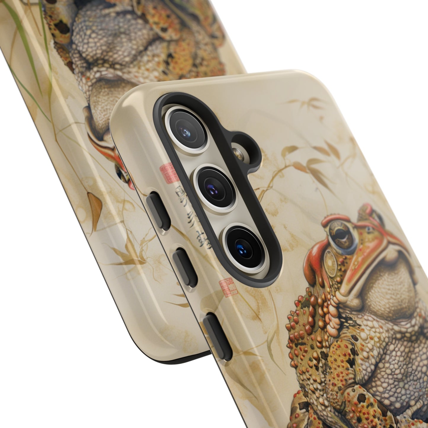 Toad on a Branch Japanese Style Art Painting Phone Case