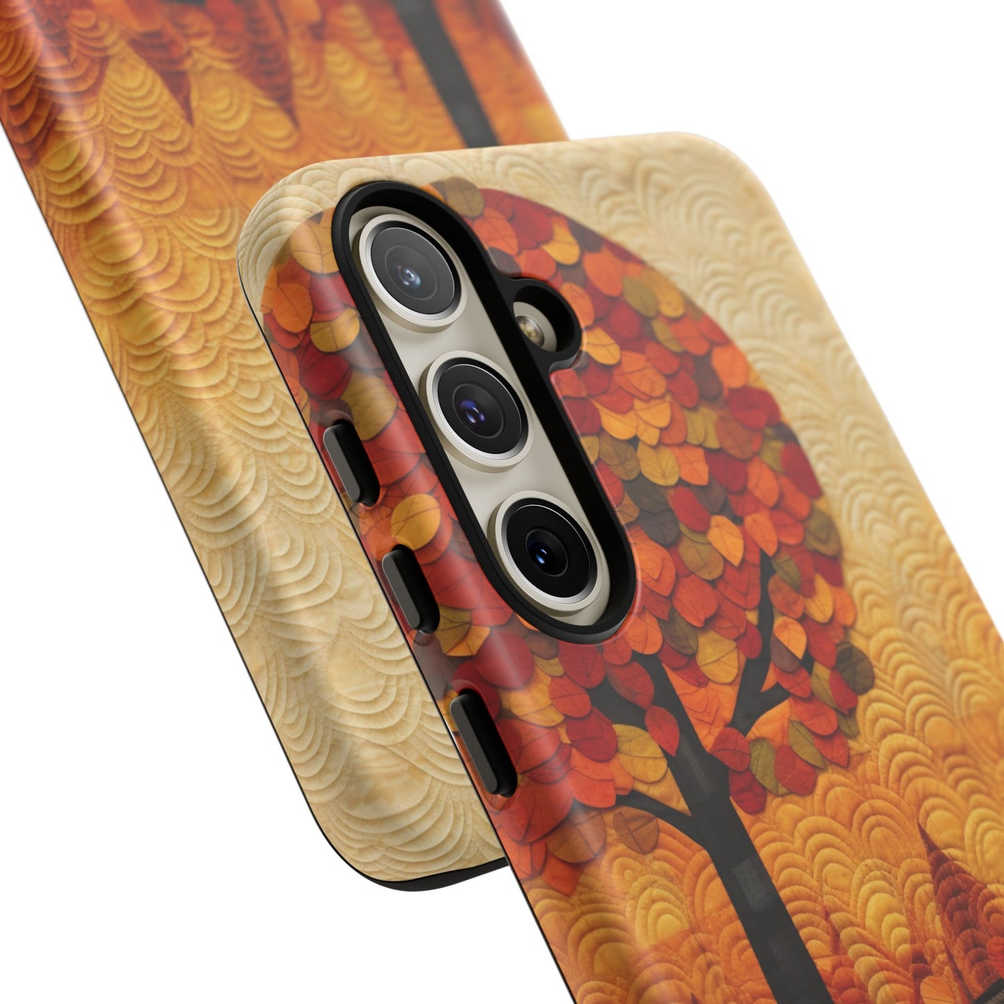 Autumn iPhone Case, Forest Embroidered Style Phone Case