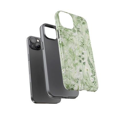 Floral Sage Green Wildflower Phone Case