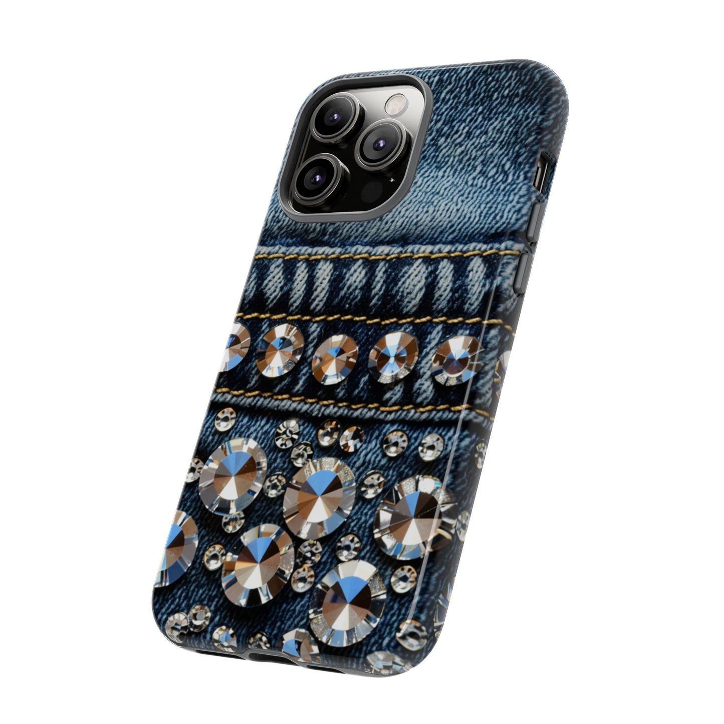 Blue Jean Queen Rhinestone Bling Phone Case