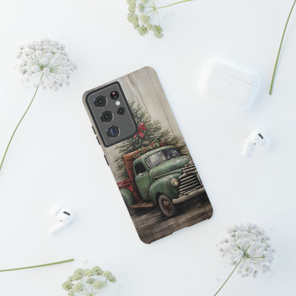 Christmas Pickup Truck Phone Case for iPhone