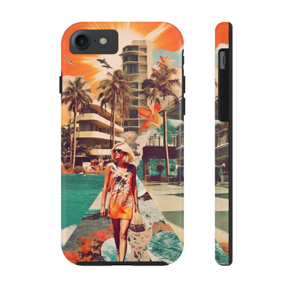 A Day at the Beach iPhone Tough Case | Embrace the Serenity of Coastal Living with Reliable Protection