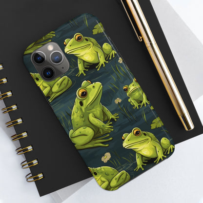 Frogs Tough iPhone Case | Embrace The Reptile Green Style and Reliable Protection