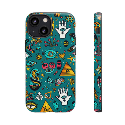 UFOs and Ancient Egypt Talisman Collage Phone Case