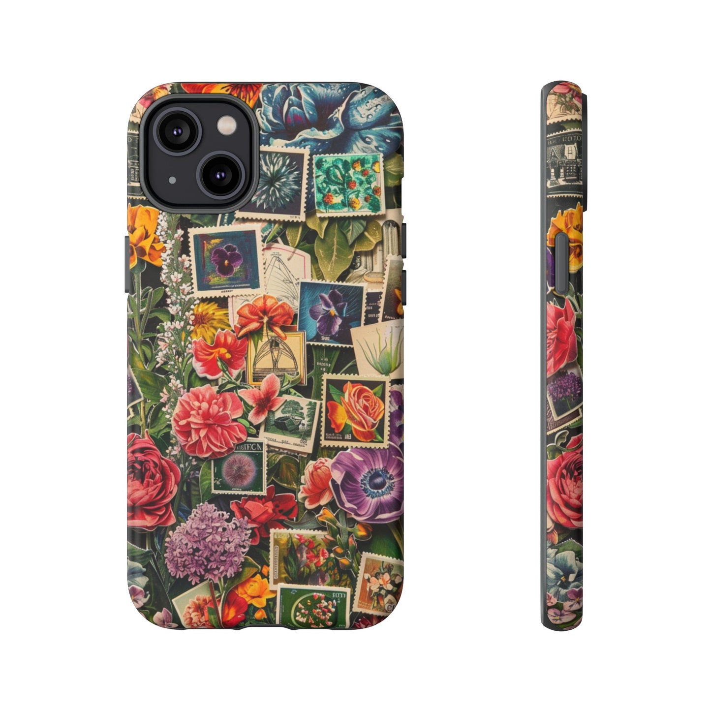 Vintage Floral Stamps Phone Case