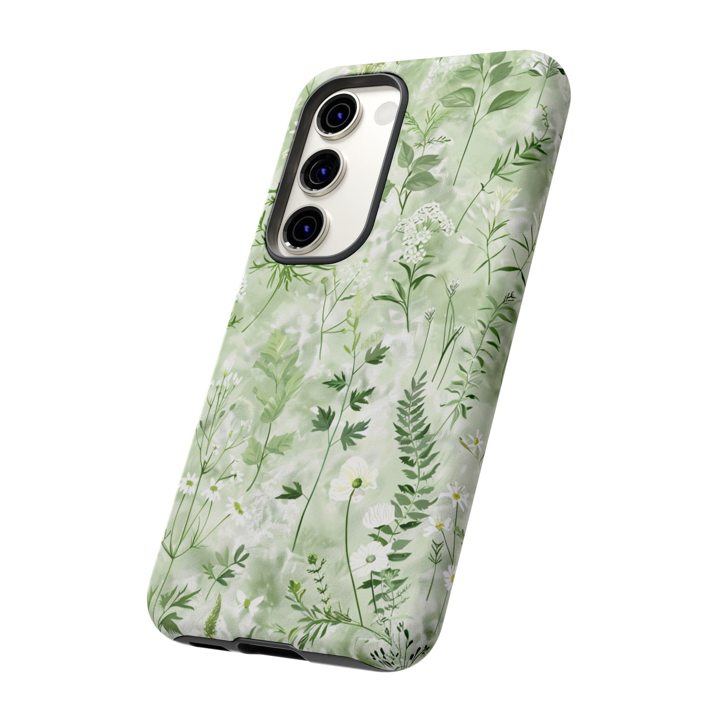 Floral Sage Green Wildflower Phone Case