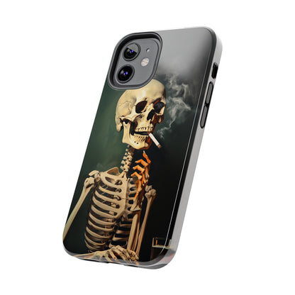 Smoking Skull iPhone Case | Edgy Style with a Mysterious Vibe for iPhone 11, 12, 13, 14, SE 2020 & Mor