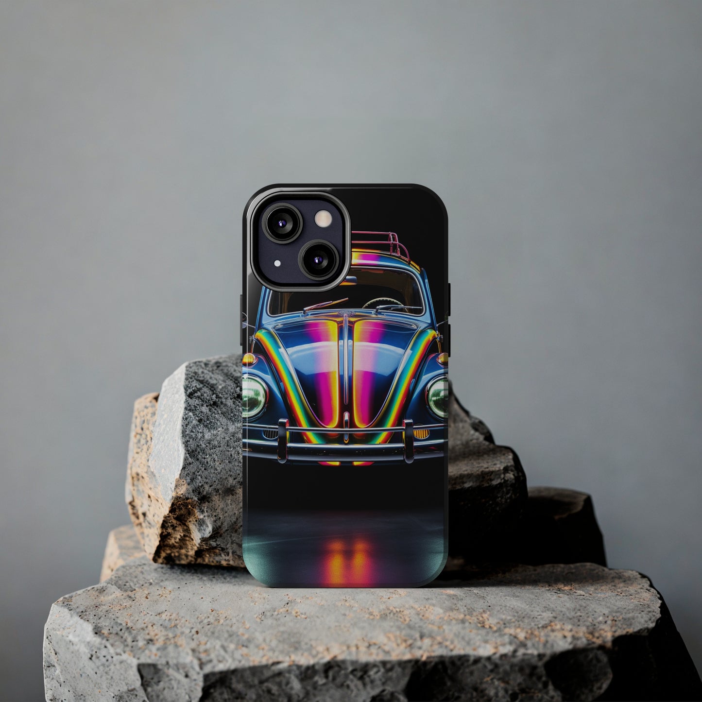 iPhone Case | Colorful Journeys: Psychedelic VW Bug iPhone Tough Case