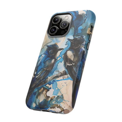 Blue Bird Watercolor Phone Case