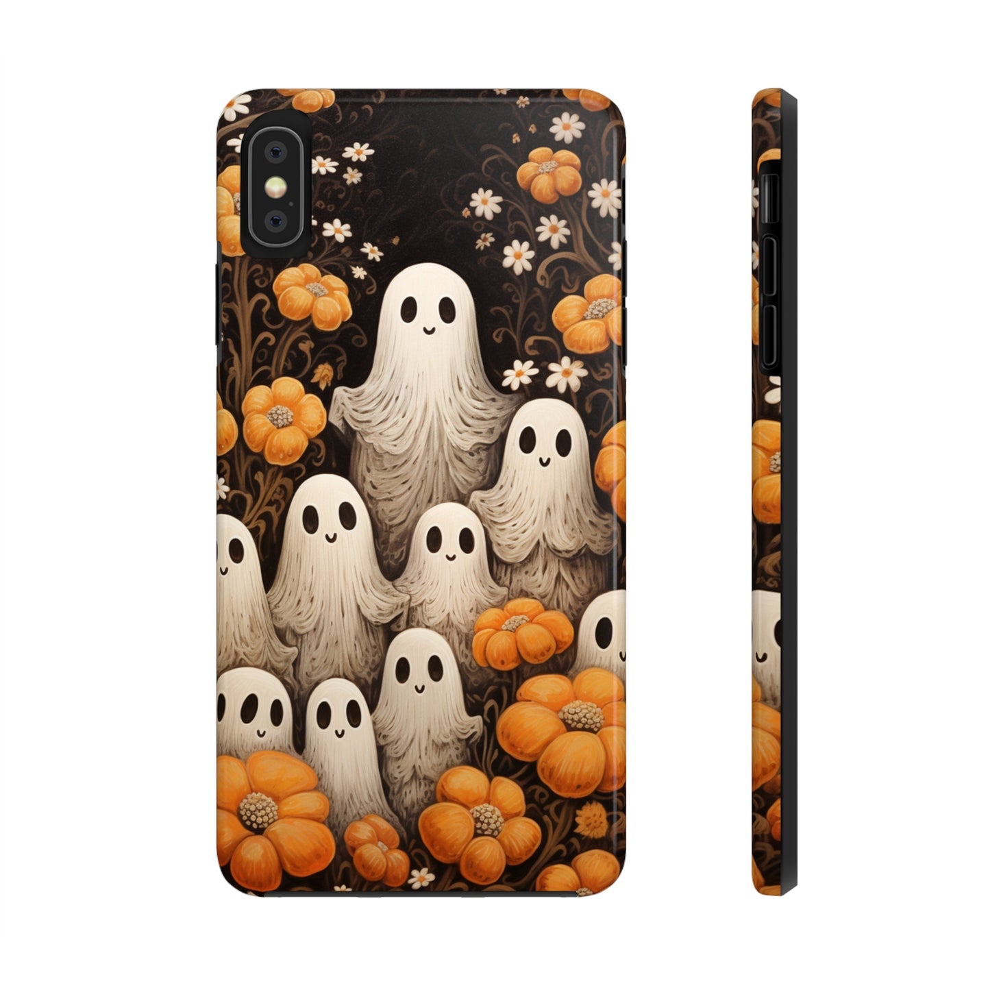 Ghostly Greetings: "Boo Trick or Treat" | Spooky Halloween Spirits iPhone Case