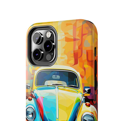 VW Bug Phone Case Retro iPhone Tough Case – Volkswagen beetle iPhone case