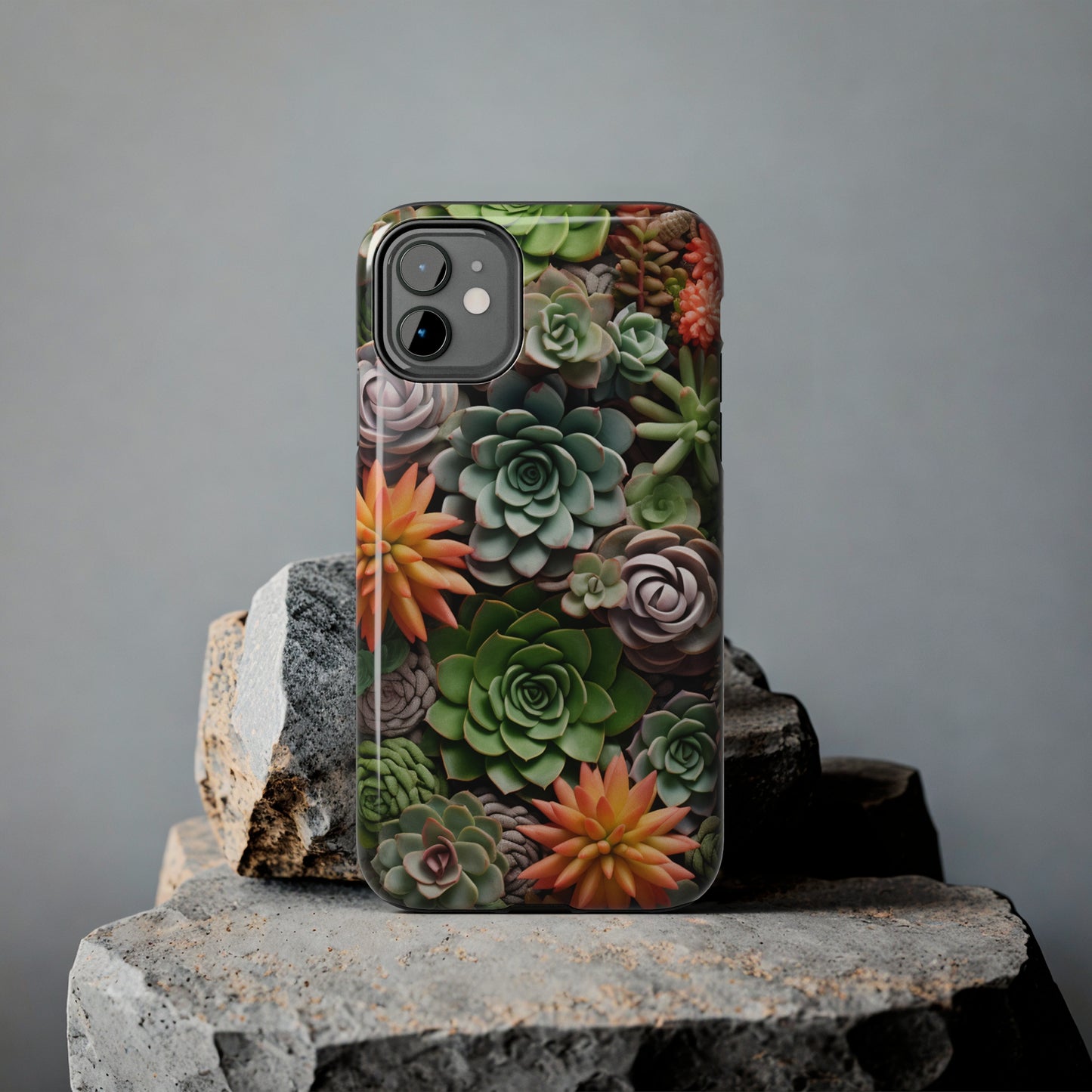 Succulent Desert Cactus Floral iPhone Case | Embrace the Beauty of Arid Elegance