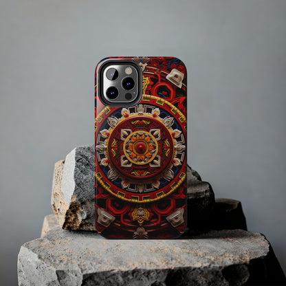 Mystical Visions: Psychedelic Tibet Mandala | Buddhist iPhone Case