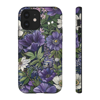 Floral Sage Purple Wildflower Phone Case