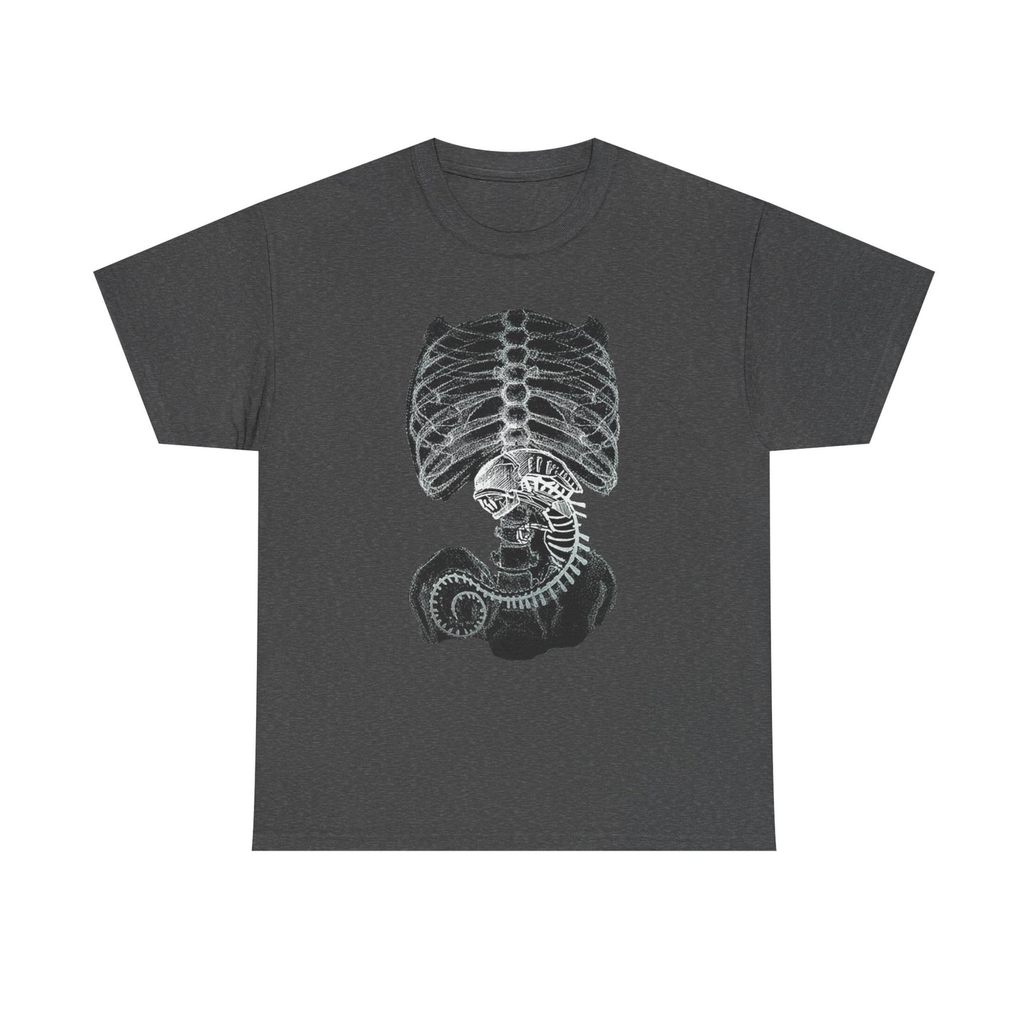 Alien Creature X Ray Sci Fi T Shirt Retro Space Tee