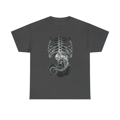 Alien Creature X Ray Sci Fi T Shirt Retro Space Tee