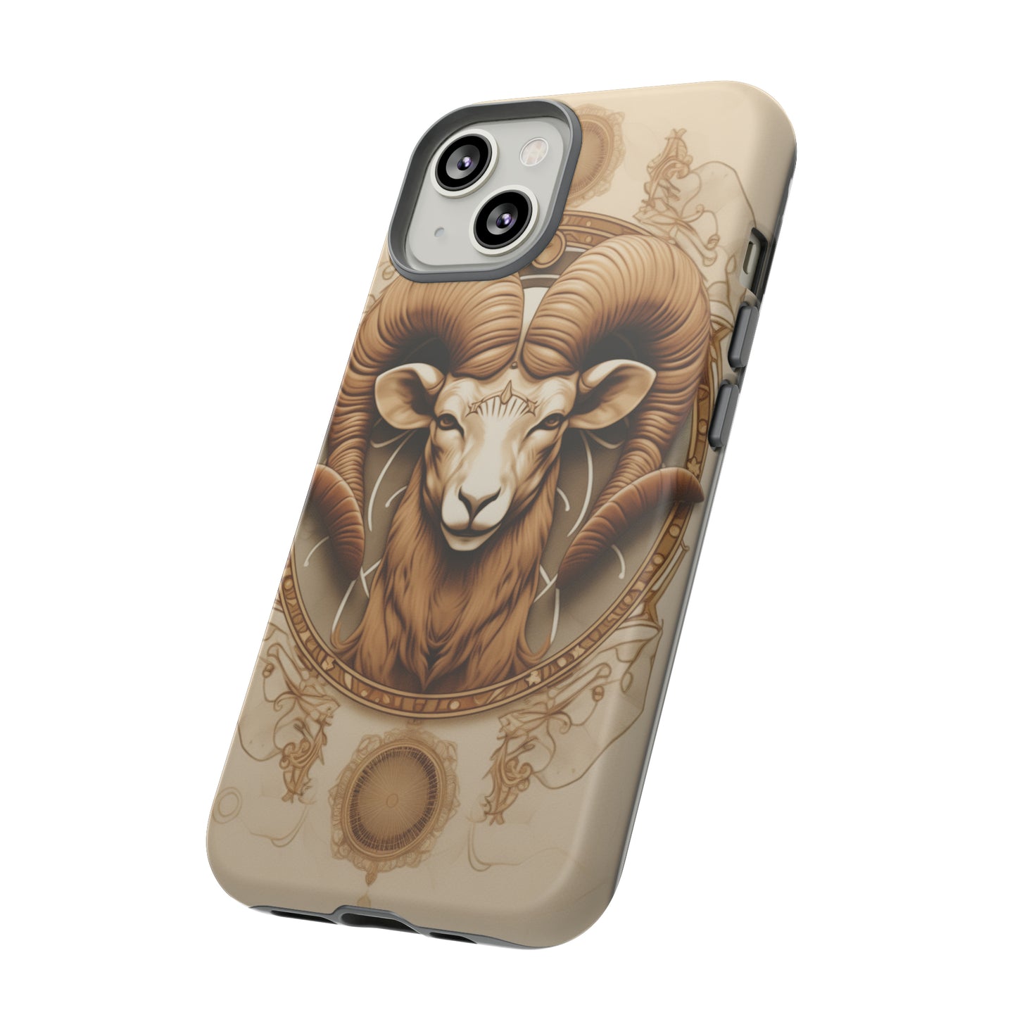 Aries Astrology Stained Glass Phone Case