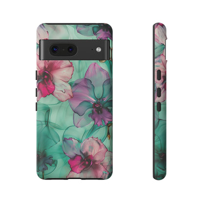 Watercolor Floral Orchids Phone Case