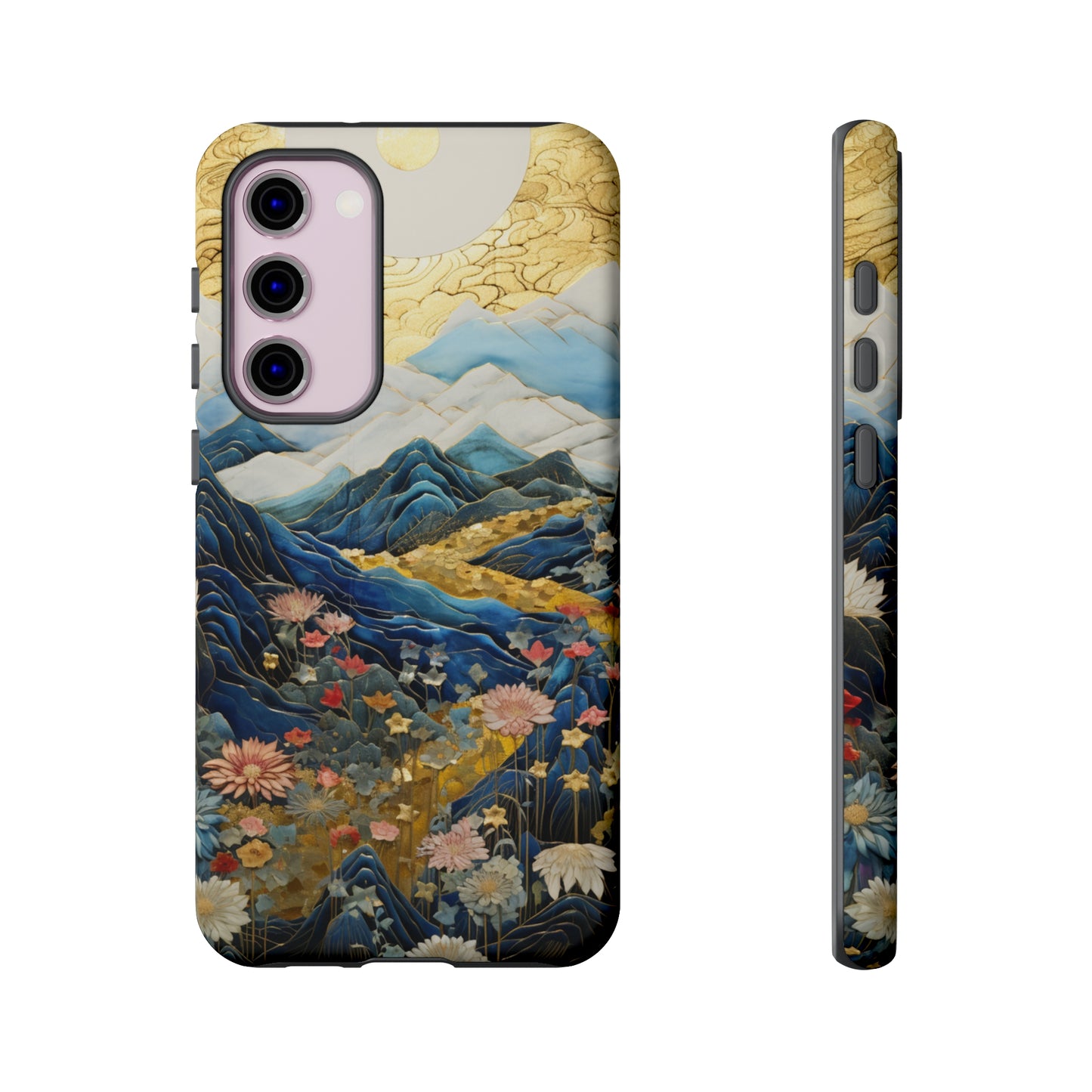 Chiyogami Floral Tough iPhone Case Japanese Boho