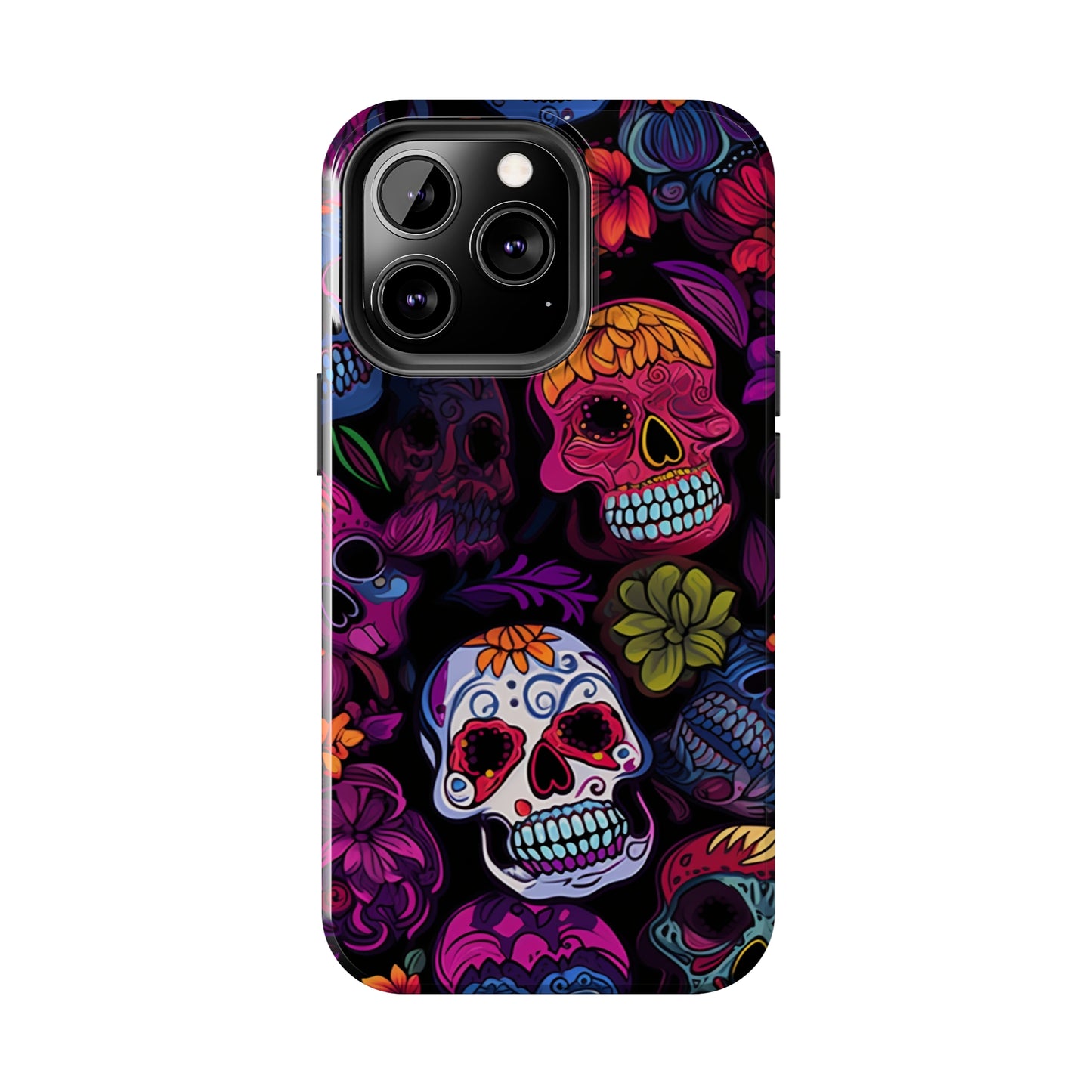 Sugar Skull iPhone Case | Day of the Dead Inspired Design for Halloween