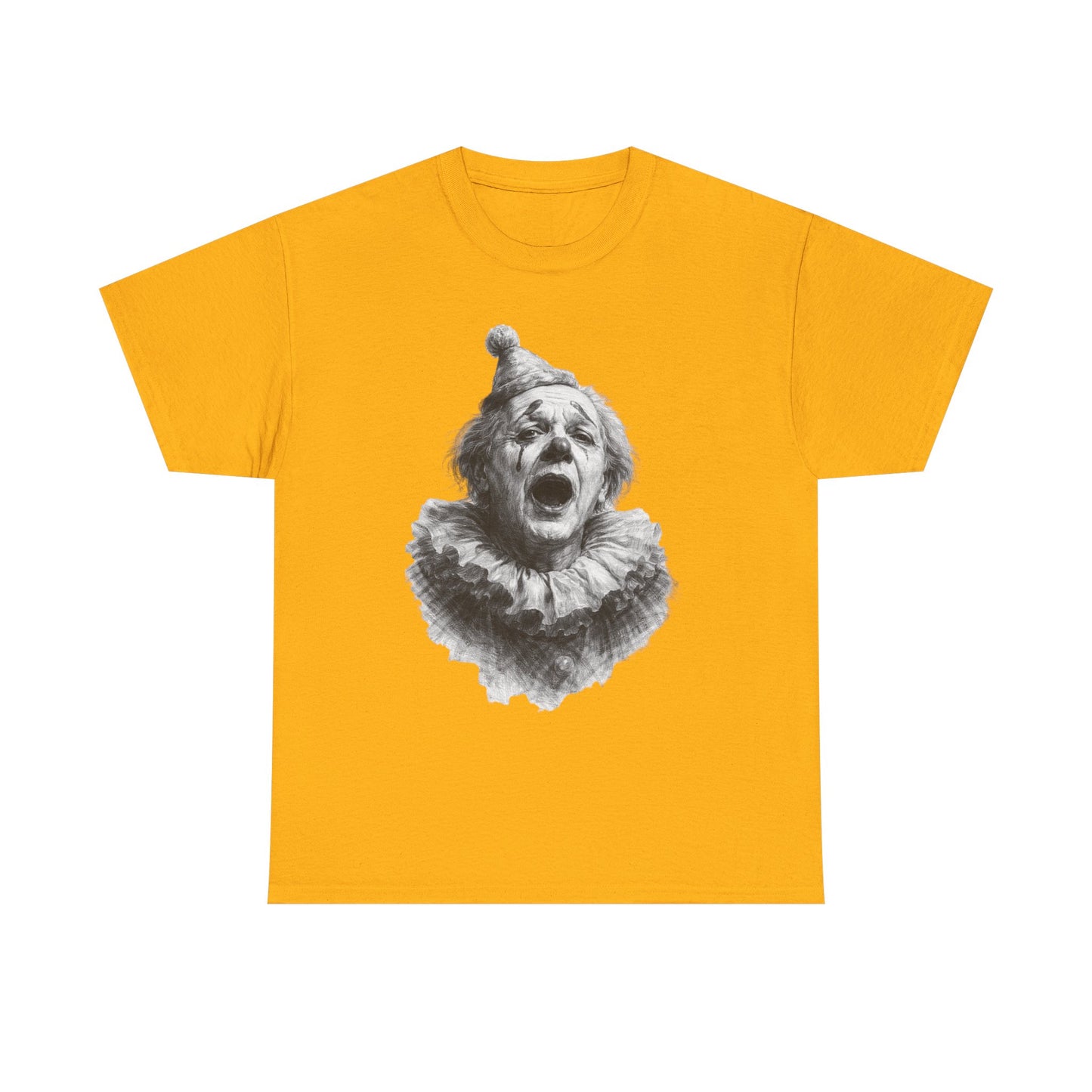 Classic opera clown graphic tee inspired by traditional Italian theater