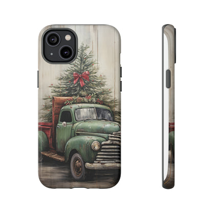 Christmas Pickup Truck Phone Case for iPhone