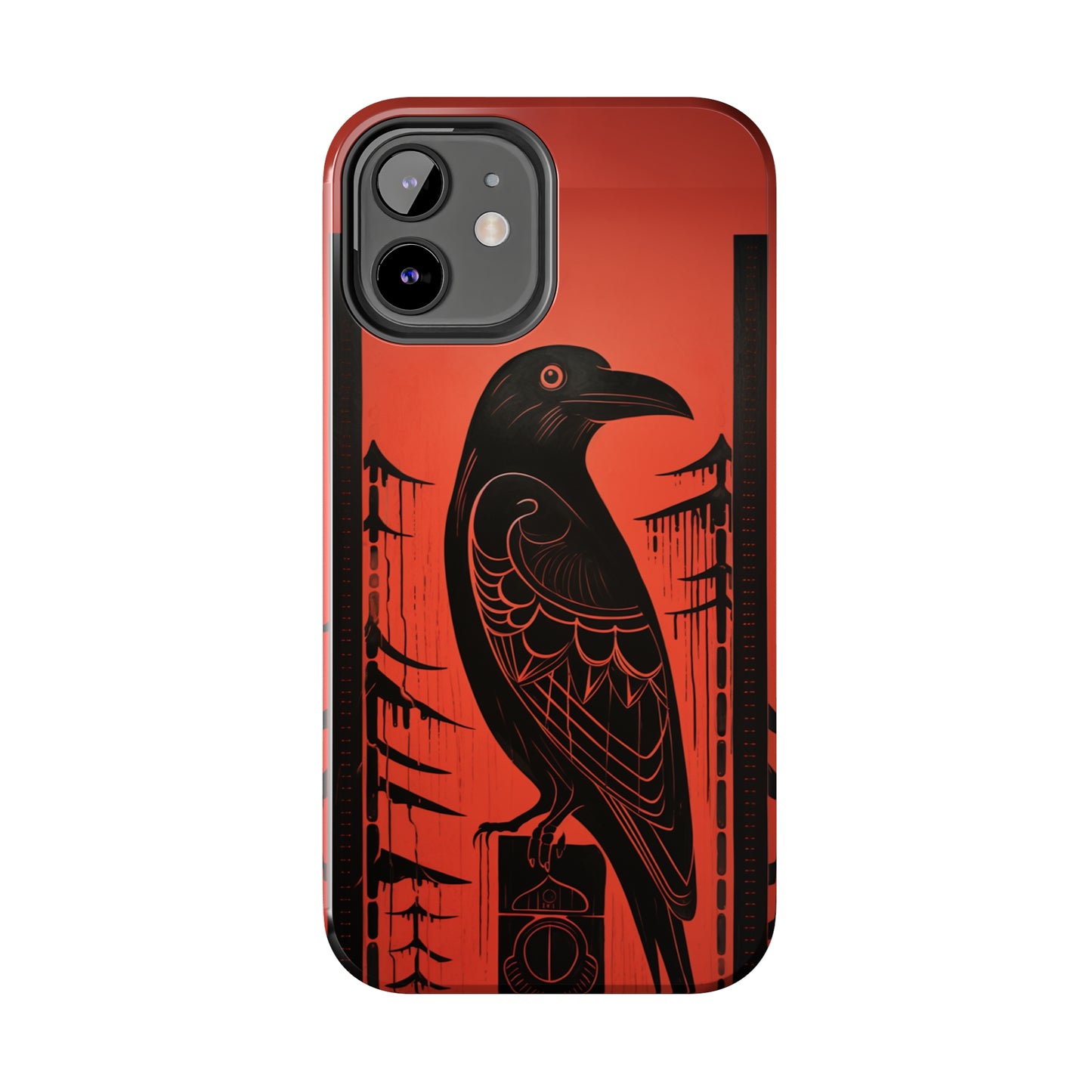 Mystic Totem: Northwest Native American Tribal Raven | Cultural Heritage iPhone Case