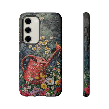 Flowers and Watering Can Floral Oil Painting Phone Case