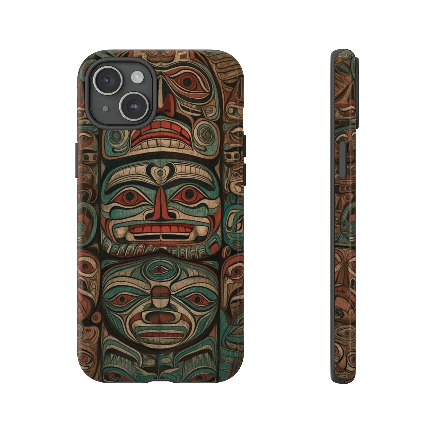 Northwest Tribal Totem design case for iPhone 14
