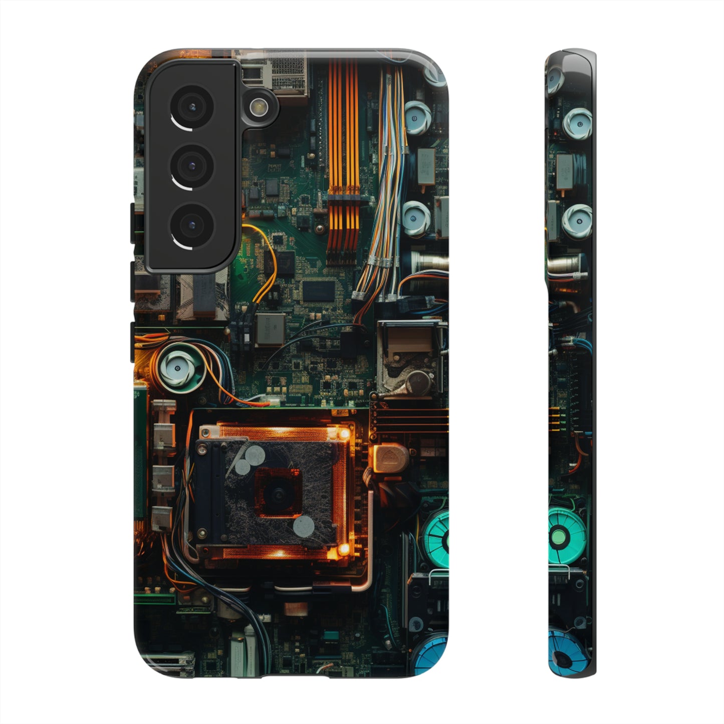 Circuit Board Themed Tough Phone Case