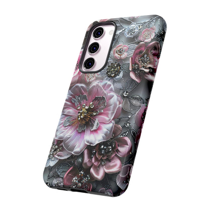 Coquette Aesthetic Floral Art iPhone 15 Case