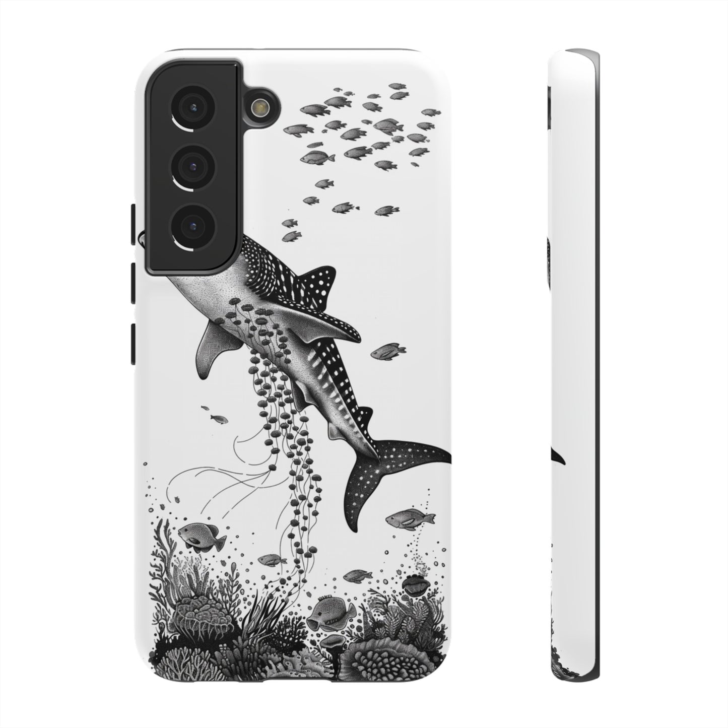 Whale Shark, Turtle, Manta Ray Phone Case