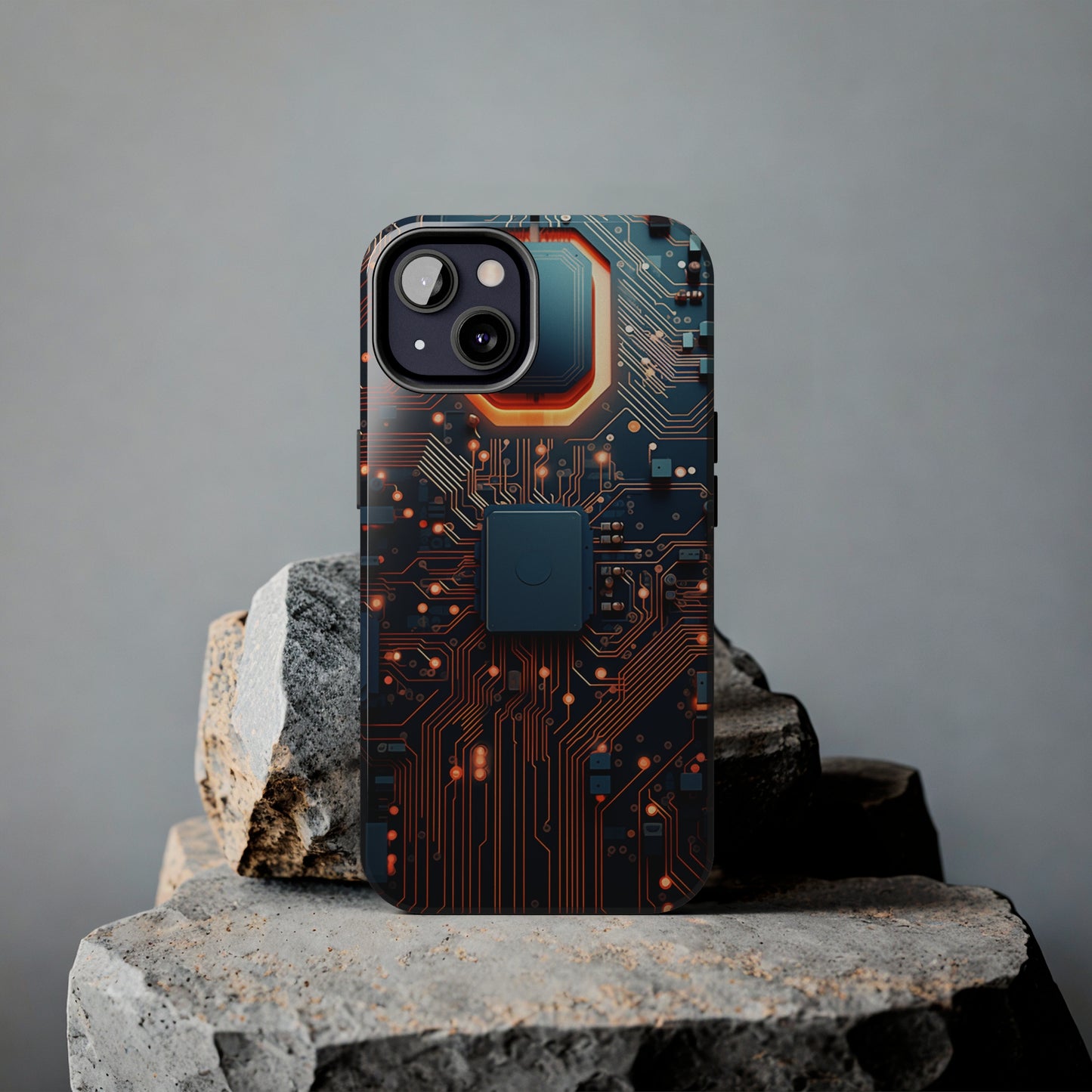 Neon Nexus: Cyberpunk Circuit Board | Futuristic Tech-Inspired iPhone Case