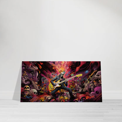 In the Beginning, There Was Heavy Metal" | Psychedelic Art Print