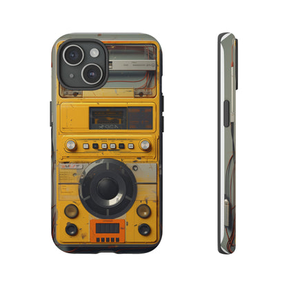 Cyberpunk Techno Gadget Walkman: Premium Phone Tough Case for iPhone, Samsung Galaxy, and Google Pixel