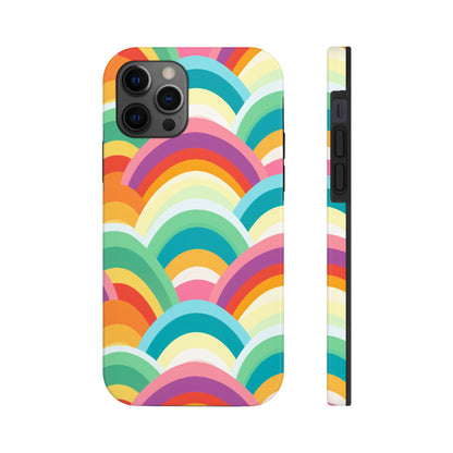 Rainbow Tough iPhone Case | Embrace Vibrant Style and Reliable Protection