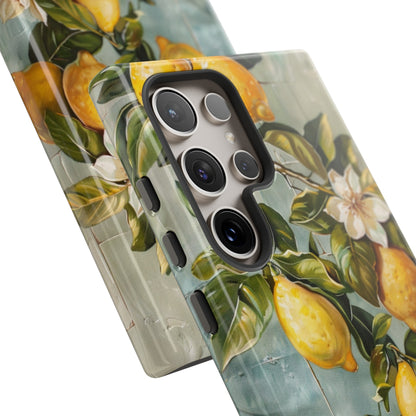 Mediterranean Lemon Tile Oil Painting iPhone 13 Case