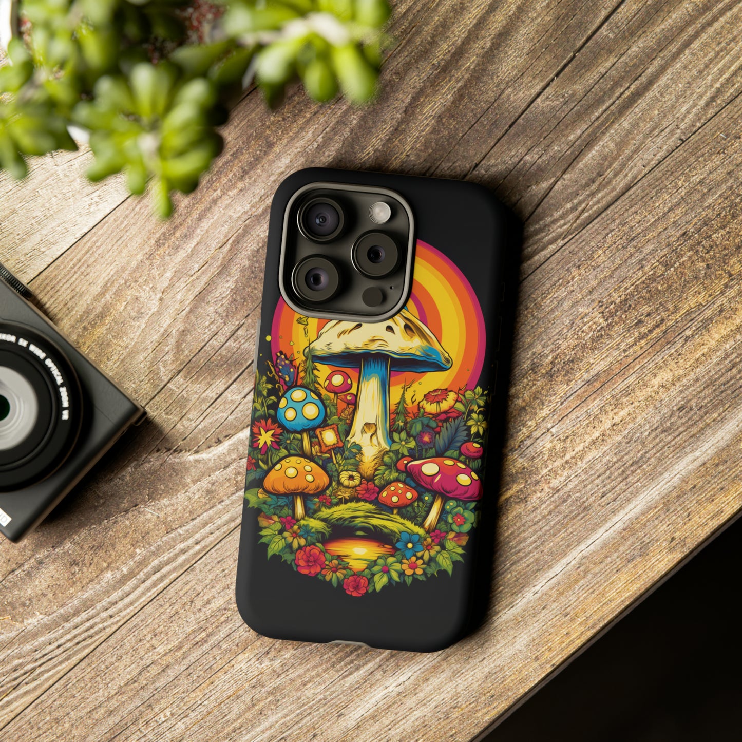 Psychedelic Art Mushroom Phone Case