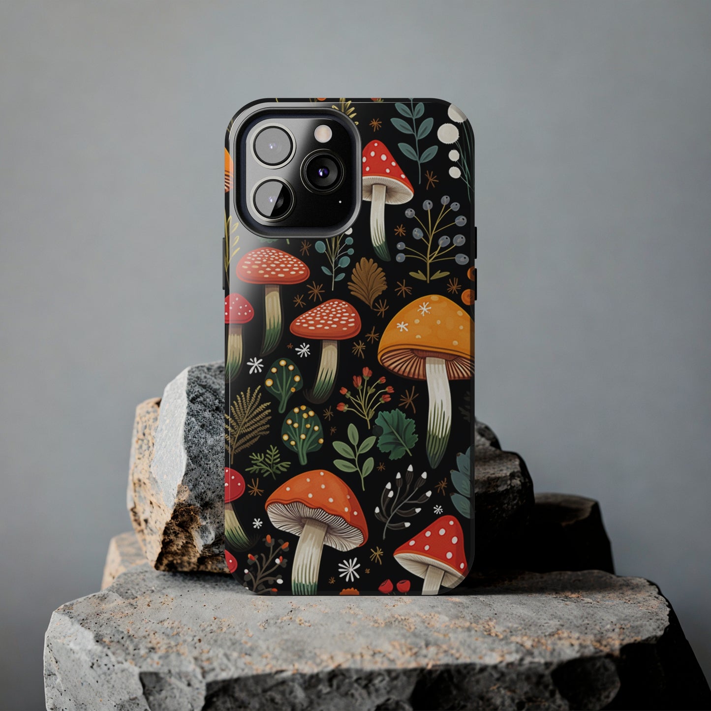 Psychedelic Magic Mushrooms Phone Case | Dive into Vintage Vibes