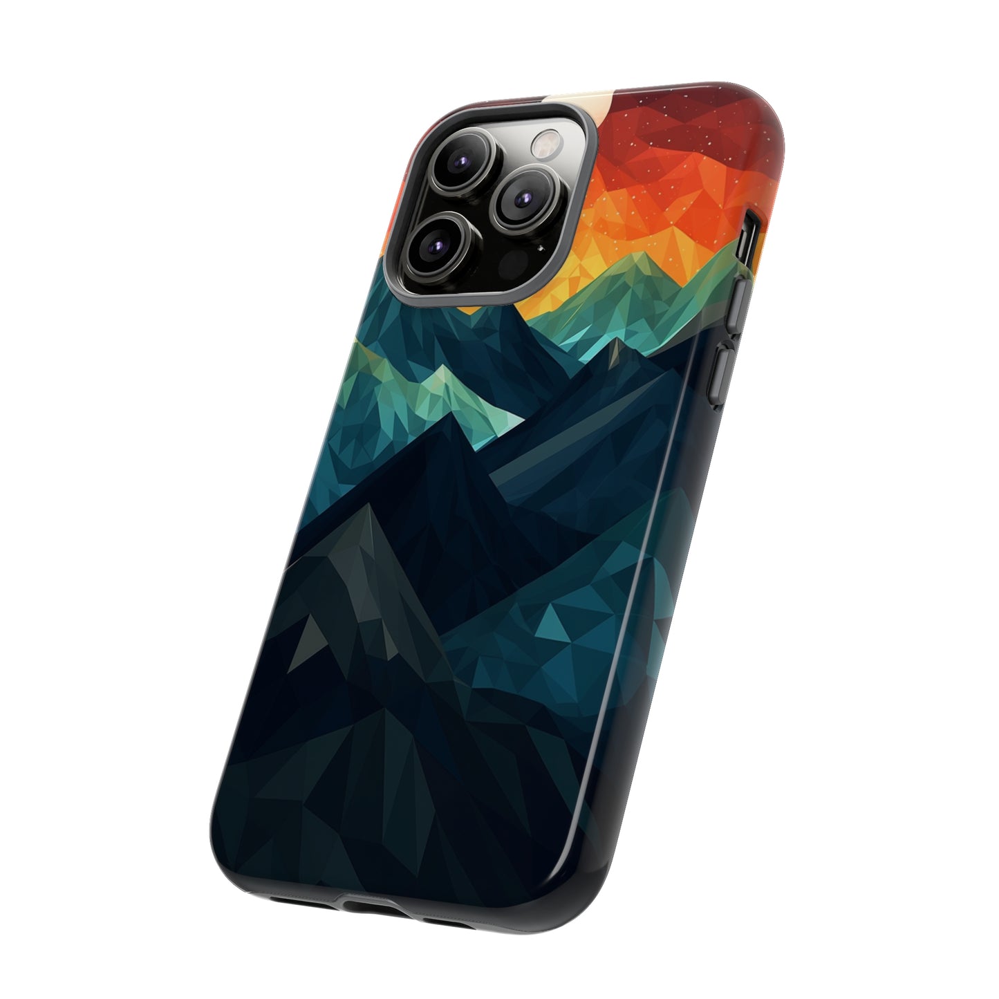 Mountain Abstract Tough Case | Embrace Nature's Beauty with a Durable Phone Case